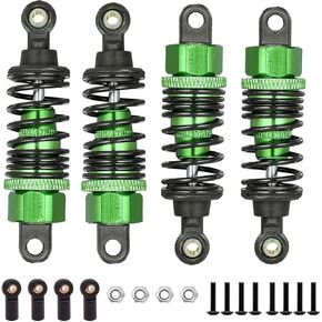 الألومنيوم النفط مليئة RC امتصاص الصدمات المثبط ل Tamiya TT01 Mf-01x 1/10 RC سيارة ترقية أجزاء 4 قطعة/المجموعة (الأزرق الداكن) in Kuwait