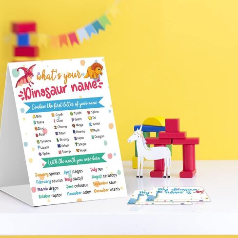 Children Party Game Logos and 30 Cards, Holiday Events, Events Card Ideas Decorative Supplies, Game for Birthday Party （DLM356） in Kuwait