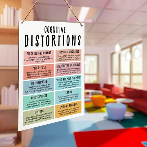 Therapy Office Wood Wall Decor, Mental Health Wall Art, Therapy School Counselor Therapist Social Worker Office Decoration Mental Health Classroom School Decor, Radical Acceptance Coping Statements in Kuwait