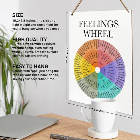 Therapy Office Wood Wall Decor, Mental Health Wall Art, Therapy School Counselor Therapist Social Worker Office Decoration Mental Health Classroom School Decor, Hierarchy of Needs in Kuwait