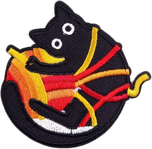 رقعة تطريز على شكل قطة لطيفة على شكل قطط، رقعة مطرزة للملابس والشنط والجاكيتات والاحذية وشنط الظهر والاكسسوارات in Kuwait