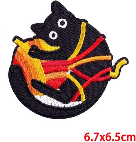 رقعة تطريز على شكل قطة لطيفة على شكل قطط، رقعة مطرزة للملابس والشنط والجاكيتات والاحذية وشنط الظهر والاكسسوارات in Kuwait