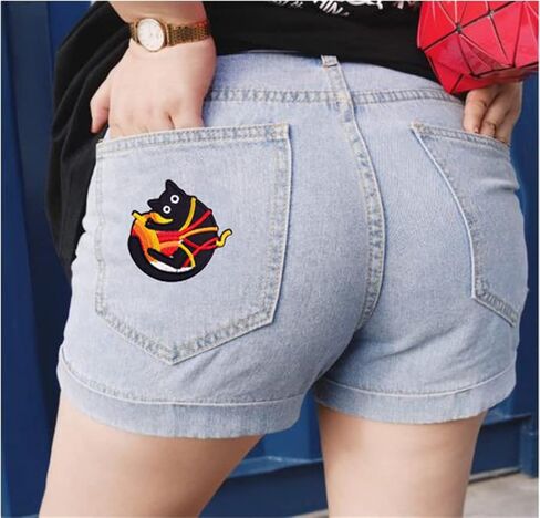 رقعة تطريز على شكل قطة لطيفة على شكل قطط، رقعة مطرزة للملابس والشنط والجاكيتات والاحذية وشنط الظهر والاكسسوارات in Kuwait