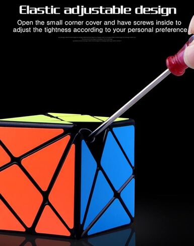 مكعب محور 3×3 كيو اي واي اي متغير بشكل غير منتظم من ايه ام جي ار بي كوبو - اسود in Kuwait