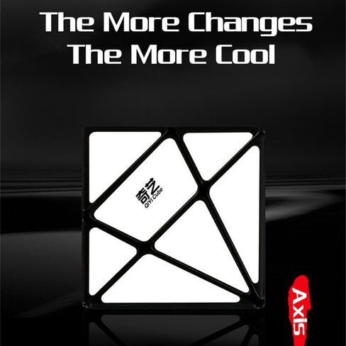 مكعب محور 3×3 كيو اي واي اي متغير بشكل غير منتظم من ايه ام جي ار بي كوبو - اسود in Kuwait