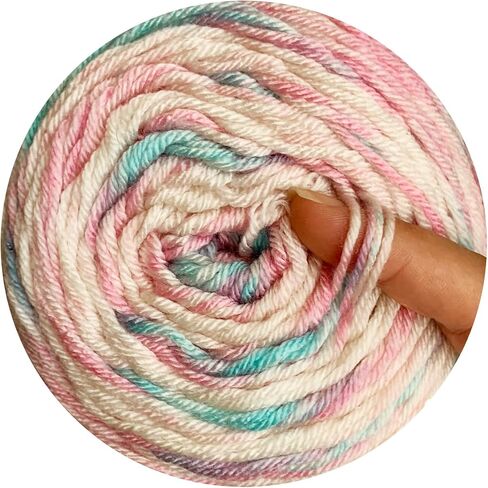 Troyarn Royal Batik (3- حزمة شلات) غزل متدرج بألوان قوس قزح، غزل ناعم للكروشيه والحياكة٪ 100 أكريليك مضاد للوبر 3x140 جرام (3x383 ياردة) (10613) in Saudi Arabia