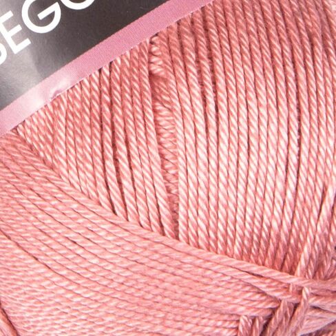 Yarn Art Begonia Yarn 100% Cotton, Pure Premium Soft Cotton Yarn, for Knitting Crochet and Amigurumi, Various Pastel and Shiny Colors Yarn, Baby Yarn, 1.76 Oz (50g) / 185 Yrds (169m) (0003) in Kuwait