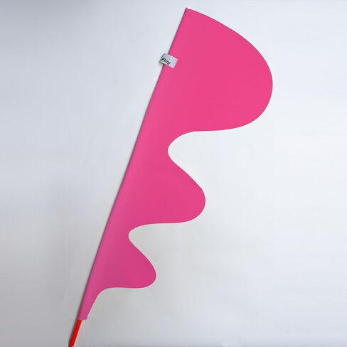 أعلام سلامة الدراجة/الدراجة ثلاثية العجلات باللون الوردي من TRICEPLAY - رؤية عالية، علم الدراجة، علم سلامة دراجة الأطفال، علم مقطورة الدراجة، علم رؤية الدراجة... in Kuwait