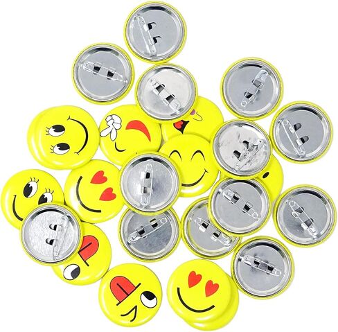 Honbay 50PCS 3cm/1.2 Inch Mini Cute Button Pins Badge Brooches in Saudi Arabia