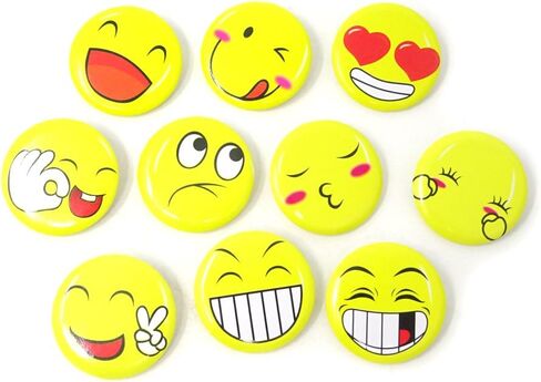 Honbay 50PCS 3cm/1.2 Inch Mini Cute Button Pins Badge Brooches in Saudi Arabia