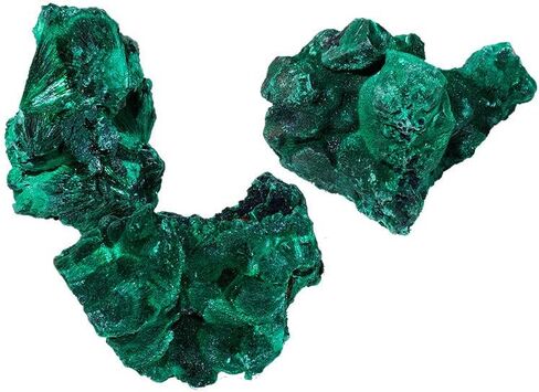 MuYu Art أحجار الملاكيت الخضراء الخام الطبيعية الكبيرة صخور الملكيت الخام كريستال كوارتز ديكور المنزل 0.45 رطل (200 جم) in Kuwait