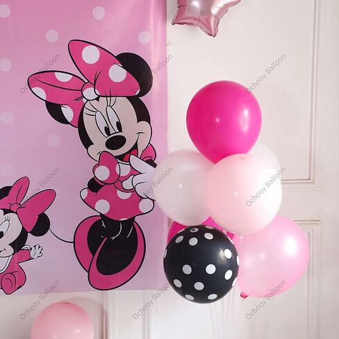 Mickey Mouse Birthday Party Decorations, Mickey Mouse Party Supplies Set for Girl’s/Boy’s with Balloons Garland kit, Mickey Mouse Backdrop 7x5ft, Mickey Mouse Foil Balloons in Saudi Arabia