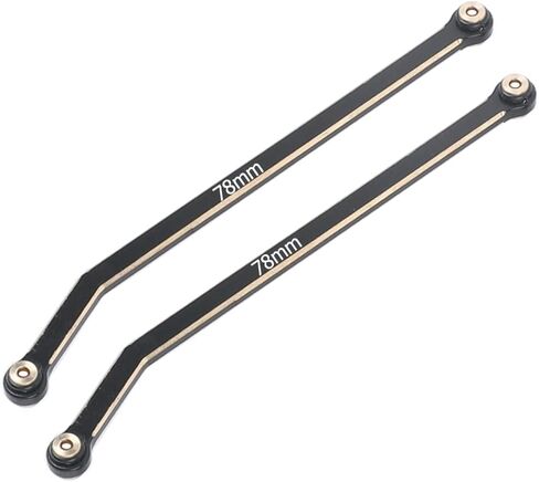 RZXYLRC Heavy Brass High Clearance Links Chassis Rod Set for 1/24 RC Crawler SCX24 Jeep Gladiator AXI00005 Upgrade Parts in Saudi Arabia