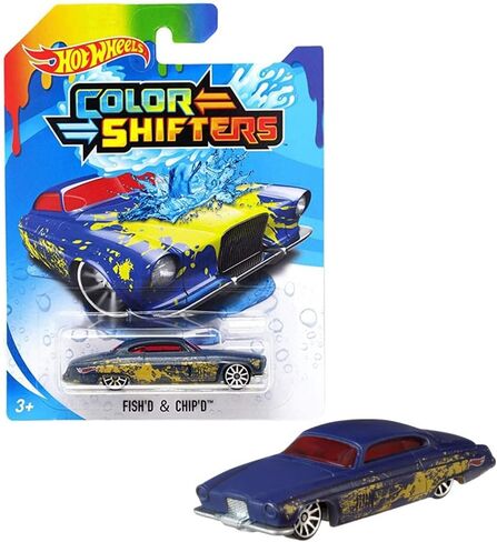 Hot Wheels Color Shifters - Fish'd & Chip'd - BHR31 - Black, Yellow in Saudi Arabia