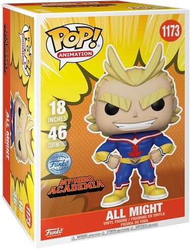 My Hero Academia - All Might US Exclusive 18" Pop! Vinyl in Saudi Arabia