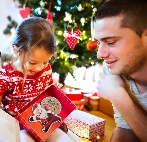 حاملات أموال خشبية لهدايا عيد الميلاد 2023 حامل أموال عيد الميلاد حديثًا للهدايا النقدية بطاقات نقود خشبية مصنوعة يدويًا لعيد الميلاد حامل أموال فريد للهدايا النقدية in Kuwait