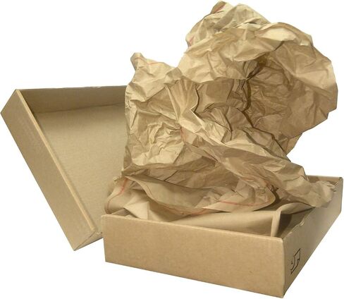 NextDayLabels - Void Fill Kraft Paper, Ideal for Packing, Case of 250 Ft., 15 x 11, 30# Brown Paper, Fan-Folded, Compact, Eco-Friendly (15" x 3,000") in Saudi Arabia
