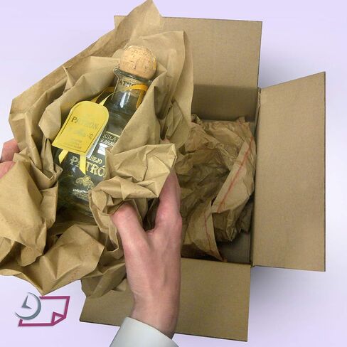 NextDayLabels - Void Fill Kraft Paper, Ideal for Packing, Case of 250 Ft., 15 x 11, 30# Brown Paper, Fan-Folded, Compact, Eco-Friendly (15" x 3,000") in Saudi Arabia
