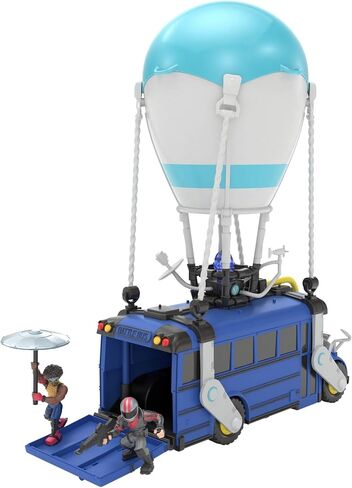 Fortnite Battle Royale Collection Battle Bus & 2 Exclusive Figures: Funk Ops & Burnout in Saudi Arabia