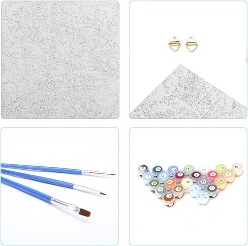 Crafts Paint Jobs by Digital Kit,Kids Color by Number Kit with Tag, Easter Blessing,16''X20'' in Kuwait