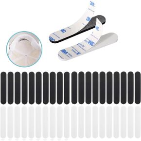 YITESHI 40 Pcs Hat Sizer Reducer Insert, Foam Cap Sizing Strip Tape to Make Fit Smaller, Self Adhesive for Hat Cap, Black and White in Kuwait