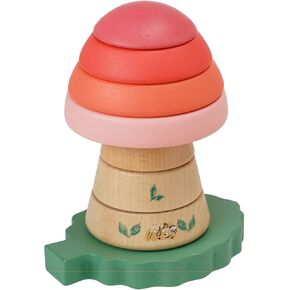 Manhattan Toy Folklore Fun-gi Magnetic Wooden Toadstool Shaped Stacking Toy for Babies 12 Months and Up in Saudi Arabia