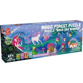 Hape Dinosaurs Puzzle 1.5 Meter Long | 200 Pieces Colorful Giant Glow-in-The-Dark Jigsaw for Children 6+ Years in Saudi Arabia