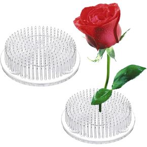 ضفدع زهرة بلاستيكية، ضفادع زهرية يابانية شفافة، بلاستيك من آيكبانا قطع زهرة كنزان، حامل ضفدع مع 3 أكواب شفط لتركيب نبات الحرف اليدوية بالزهور (2.76 بوصة / 70 مم) in Kuwait