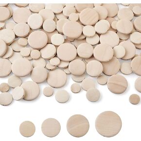 Craftdady 400pcs Natural Unfinished Cube Wood Beads Large Hole Blank Unpainted Square Wooden Loose Beads 10-16mm for Necklace Bracelet DIY Jewelry Making