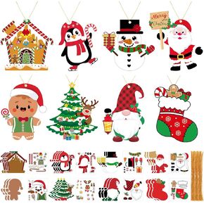 JULBEAR Halloween Craft Kits for Kids, 26 PCS Halloween Party Favors Make Your Own Monster DIY Paper Crafts Stickers for Halloween Party Games Activities in Kuwait