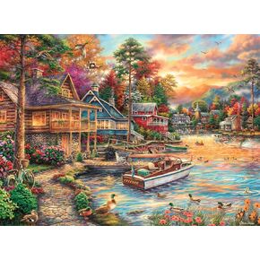 Buffalo Games - Chuck Pinson - Freedom at The Lake - 1000 Piece Jigsaw Puzzle for Adults Challenging Puzzle Perfect for Game Nights - 1000 Piece Finished Size is 26.75 x 19.75 in Saudi Arabia