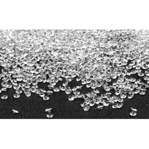 10000 pieces of 4.5mm transparent diamond crystal acrylic gemstone wedding table scattering gemstone vase beads for table center vase filling bride shower decoration (10000PC, White) in Saudi Arabia