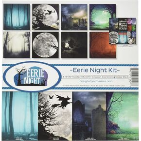 Reminisce EER-200 Eerie Night Collection Kit, Multicolor 12.00" x 12.00"
