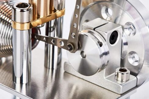 Sunnytech Hot Air Stirling Engine Motor Model Imagination Development Educational Toy Electricity Generator Colorful LED SC (SC02M) in Saudi Arabia