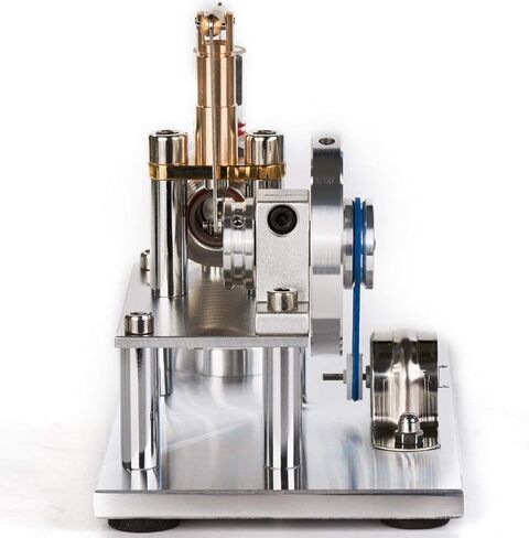 Sunnytech Hot Air Stirling Engine Motor Model Imagination Development Educational Toy Electricity Generator Colorful LED SC (SC02M) in Saudi Arabia