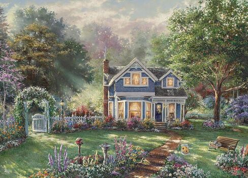 Ceaco - Thomas Kinkade - Springtime Memories - 1000 Piece Jigsaw Puzzle in Saudi Arabia