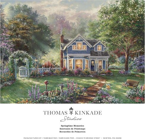 Ceaco - Thomas Kinkade - Springtime Memories - 1000 Piece Jigsaw Puzzle in Saudi Arabia