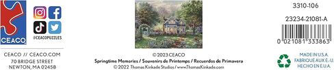 Ceaco - Thomas Kinkade - Springtime Memories - 1000 Piece Jigsaw Puzzle in Saudi Arabia