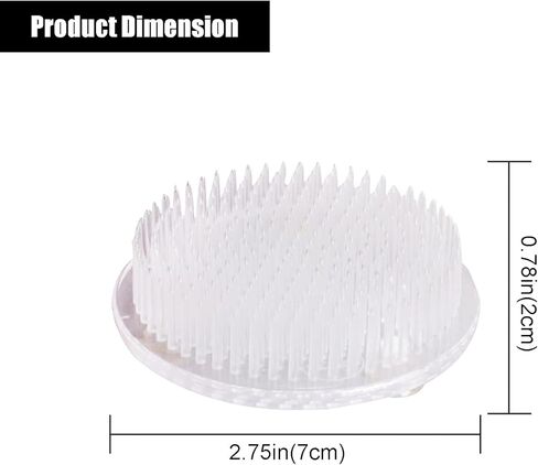 ضفدع زهرة بلاستيكية، ضفادع زهرية يابانية شفافة، بلاستيك من آيكبانا قطع زهرة كنزان، حامل ضفدع مع 3 أكواب شفط لتركيب نبات الحرف اليدوية بالزهور (2.76 بوصة / 70 مم) in Kuwait