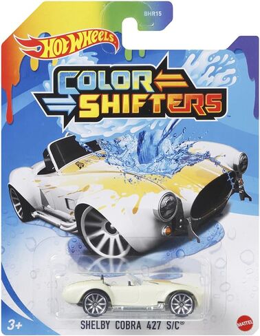 Hot Wheels Color Shifters Collectible Car ~ CFM48 ~ Shelby Cobra 427 SC - Die-Cast Color Changing Vehicle - Gold to White in Saudi Arabia