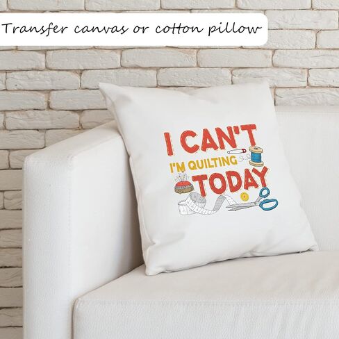 7 قطع لمحبي خياطة اللحف بالكي على التيشيرتات - لمحبي اللحف الناقل للحرارة من الفينيل الناقل للحرارة - ملصقات الكي على التيشيرتات والملابس والقبعات والوسائد وحقائب الظهر للنساء in Kuwait