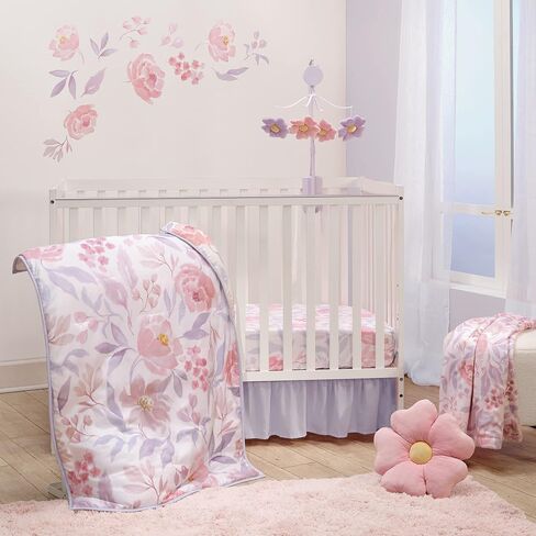 Bedtime Originals Lavender Floral Pink Decorative Pillow Plush Stuffed Toy in Saudi Arabia