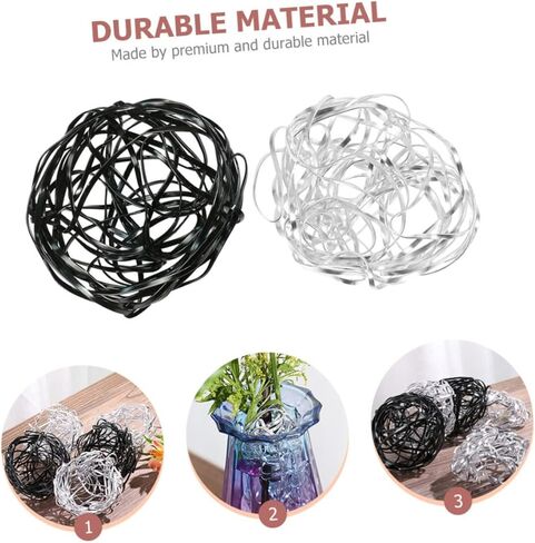 قطعتان من شبكة ثابتة لترتيب الزهور والضفادع لترتيبات الزهور من رونروتو، لوازم ترتيب الزهور، مزهريات زخرفية، مزهريات دائرية للزهور للزينة المركزية in Kuwait