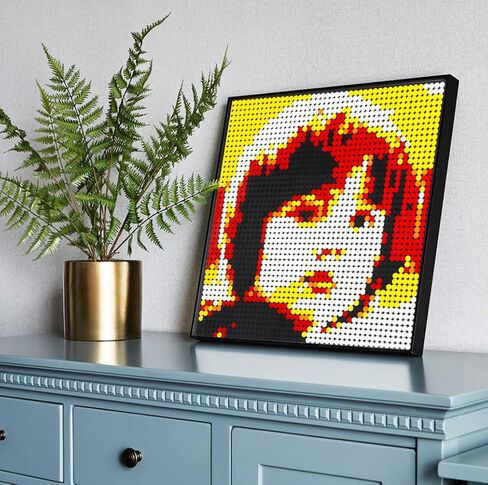 أماليا شخصية فسيفساء صورة مخصصة بناء عدة بكسل جدار الفن العظيم الديكور تخصيص صورتك الخاصة صورة رائعة (L / 15.1 "× 15.1") in Kuwait