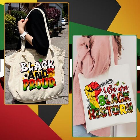 5 قطع من ملصقات التاريخ الأسود، حديد على النقل، نقل DTF جاهز للضغط على القمصان للقمصان الجاهزة للضغط على تصميمات نقل الحرارة، نقل طباعة الشاشة جاهز للضغط على التصميمات in Kuwait