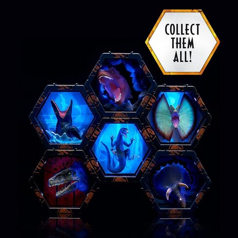 واو! بودز مجسم دومينيون ديلوفوسورس من جوراسيك ورلد | مجسم راس هزاز مضيء | منتجات دومينيون الرسمية، العاب وهدايا للاولاد والبنات من سن 5 سنوات فما فوق | سلسلة 193 انش in Kuwait