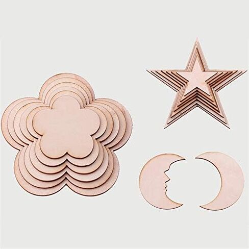 5 قطع أوراق الزيزفون ، أوراق خشب رقائقي رقيقة للحرف اليدوية، 300x200x1.5 مم in Kuwait