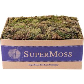 SuperMoss (22161 Sheet Moss Mini (Shredded) Dried, Fresh Green, 10lbs