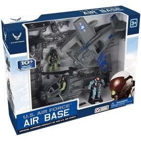 United Sates Air Force 4-Pack Toy Jet Squadron Die Cast Airplanes, Pull Back Military Fighter Jets, Diecast Air Plane Models