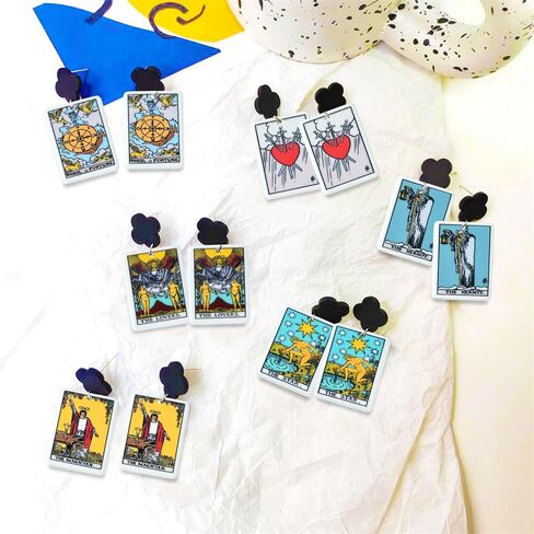 Airssory 40 Pcs 8 Styles Transparent Acrylic Laser DIY Charms Colorful Cloud Heart Cat Flower Charms for Photo Keychain Festival Ornaments Gift in Kuwait